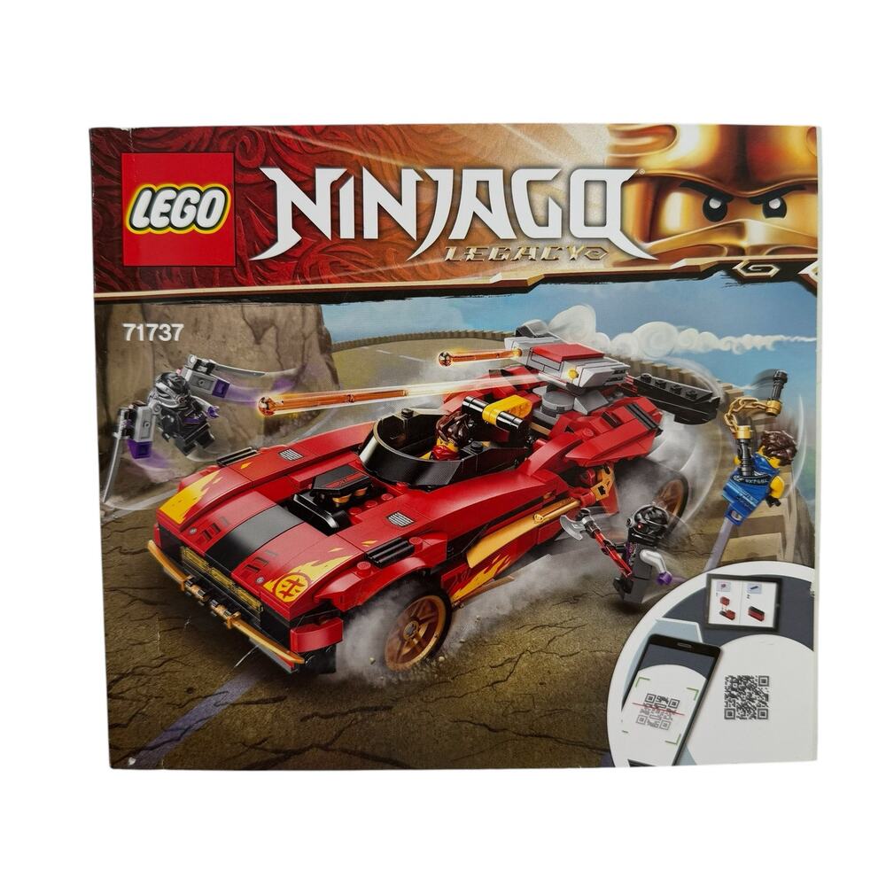 LEGO NINJAGO Legacy X-1 Ninja Charger 71737 Instruction Book for Building Kit